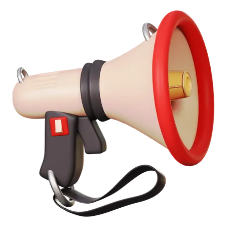 Megaphone  3D Icon