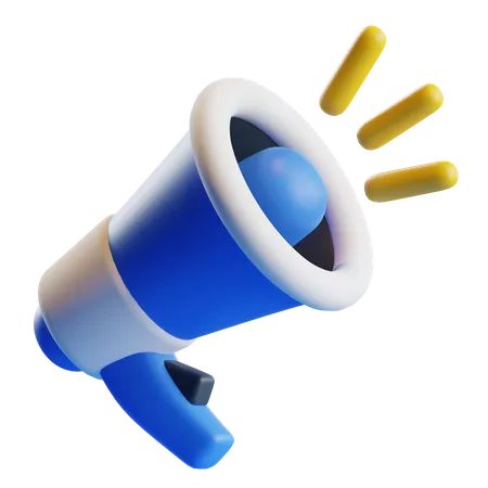 Megaphone  3D Icon