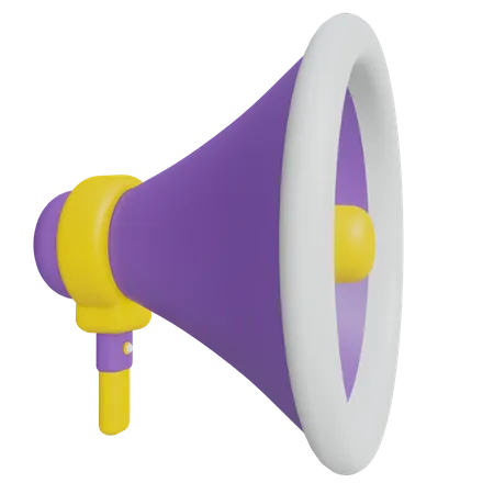 Megaphone  3D Icon