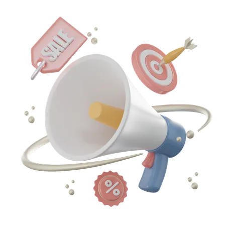 Megaphone  3D Icon