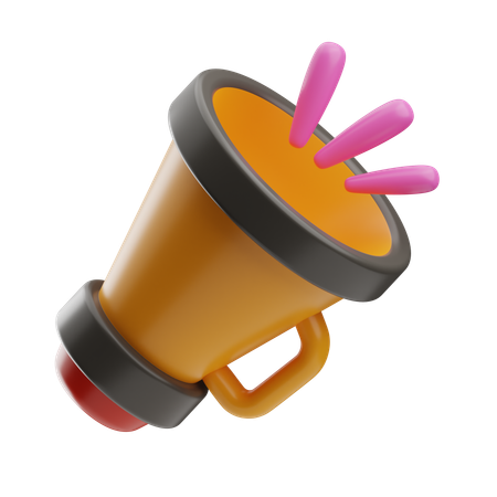 Megaphone  3D Icon