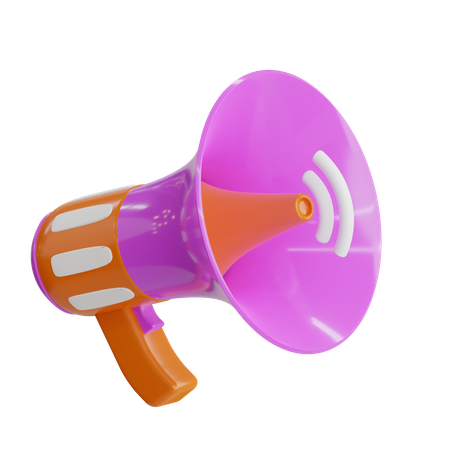 Megaphone  3D Icon