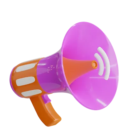 Megaphone  3D Icon