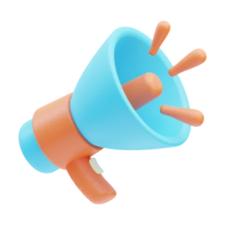 Megaphone  3D Icon