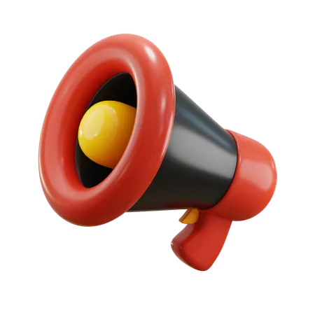 Megaphone  3D Icon