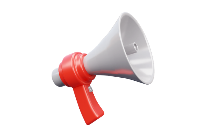 Megaphone  3D Icon