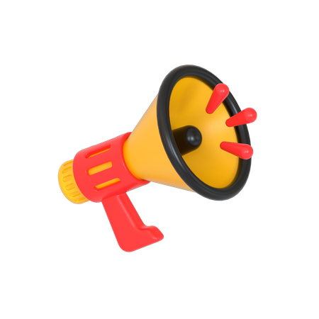 Megaphone  3D Icon