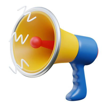 Megaphone  3D Icon