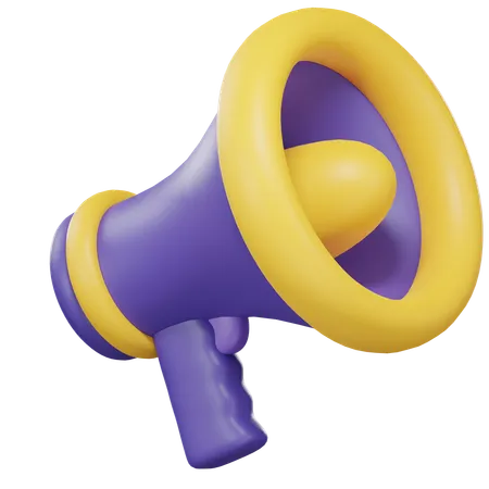 Megaphone  3D Icon