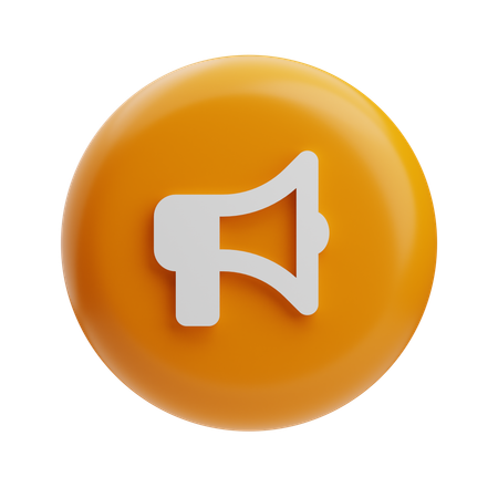 Megaphone  3D Icon