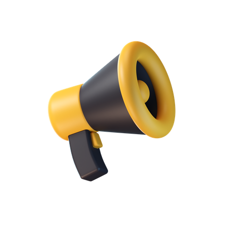 Megaphone  3D Icon