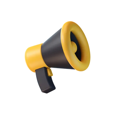 Megaphone  3D Icon