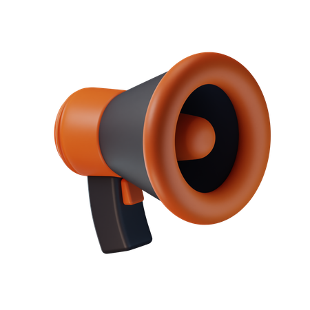 Megaphone  3D Icon