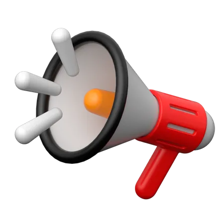 Megaphone  3D Icon