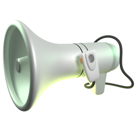 Megaphone  3D Icon