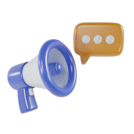 Megaphone  3D Icon