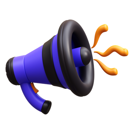 Megaphone  3D Icon