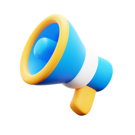 Megaphone  3D Icon