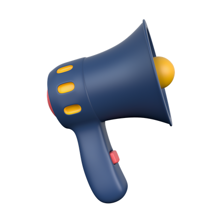 Megaphone  3D Icon