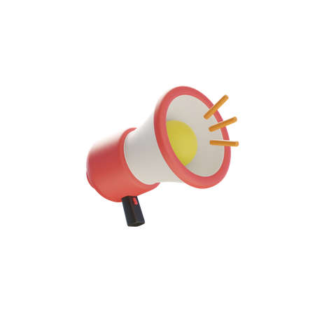 Megaphone  3D Icon