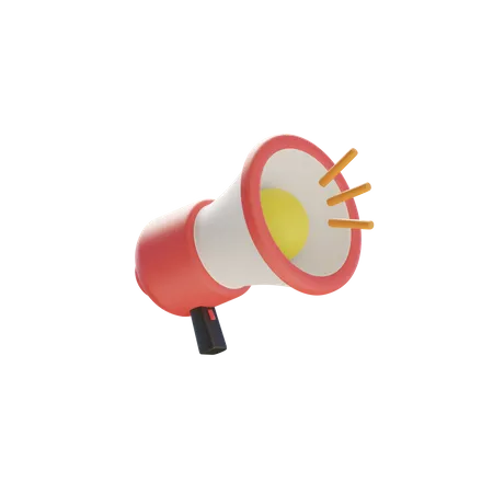 Megaphone  3D Icon