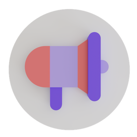 Megaphone  3D Icon