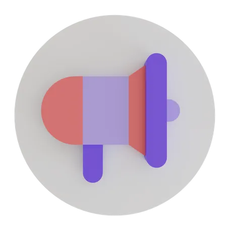 Megaphone  3D Icon