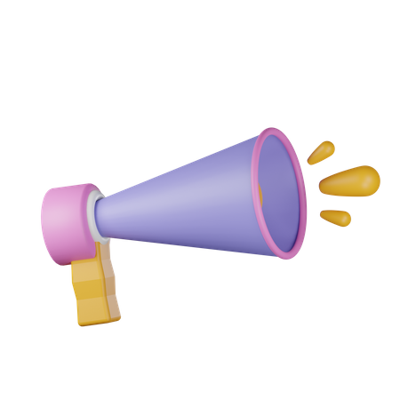 Megaphone  3D Icon