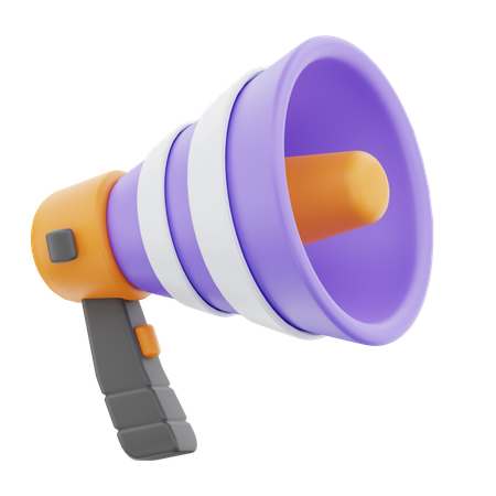 Megaphone  3D Icon