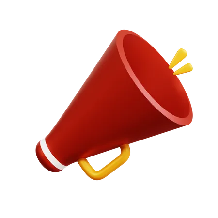 Megaphone  3D Icon