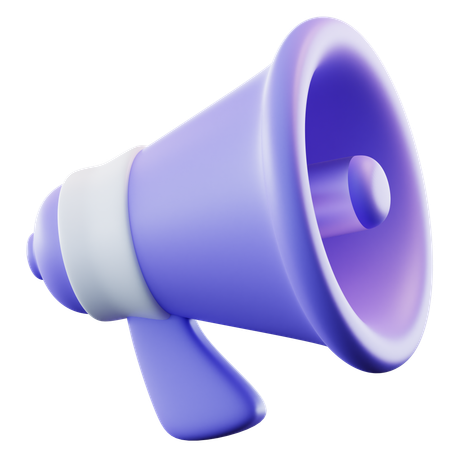 Megaphone  3D Icon