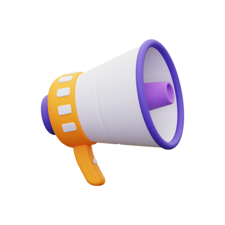 Megaphone  3D Icon