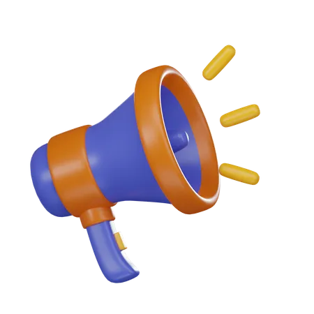 Megaphone  3D Icon