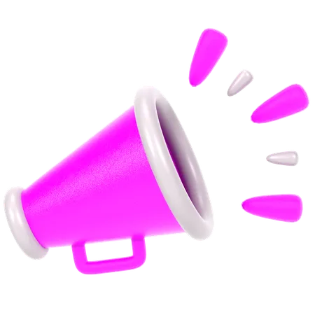 Megaphone  3D Icon