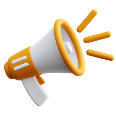 Megaphone  3D Icon