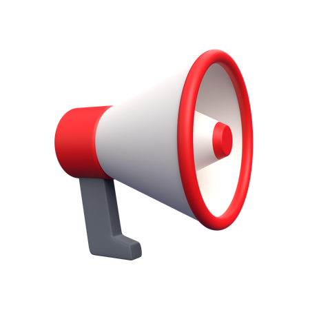 Megaphone  3D Icon