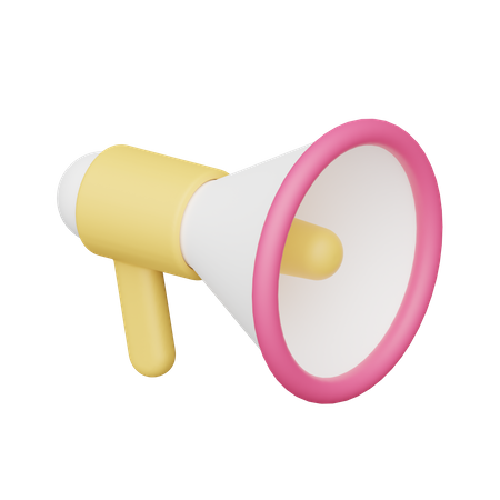 Megaphone  3D Icon