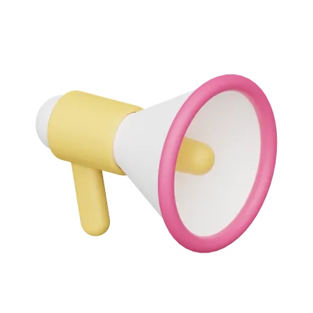 Megaphone  3D Icon