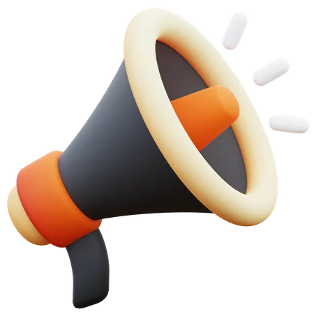 Megaphone  3D Icon