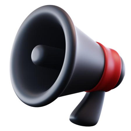 Megaphone  3D Icon