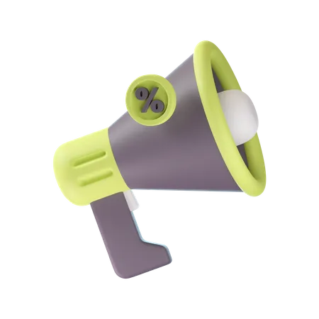 Megaphone  3D Icon