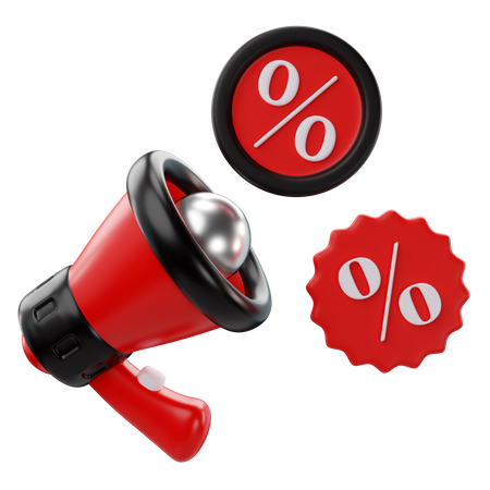 Megaphone  3D Icon