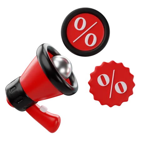 Megaphone  3D Icon