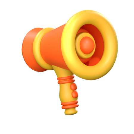 Megaphone  3D Icon