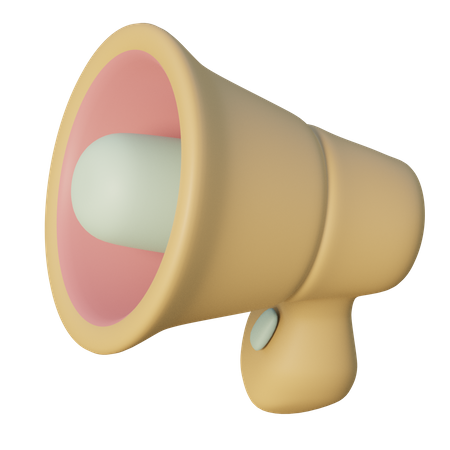 Megaphone  3D Icon