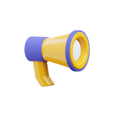 Megaphone  3D Icon