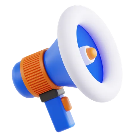 Megaphone  3D Icon