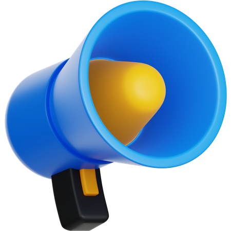 Megaphone  3D Icon