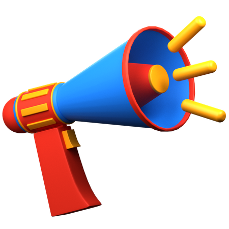 Megaphone  3D Icon