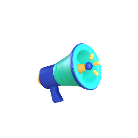 Megaphone  3D Icon